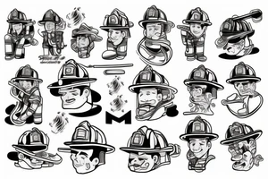 Fireman tattoo idea
