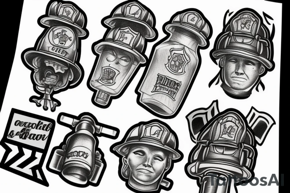 Fireman tattoo idea