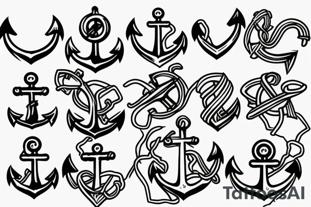 Fouled anchor tattoo idea