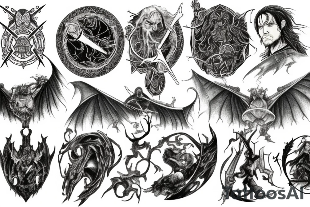lord of the rings tattoo idea