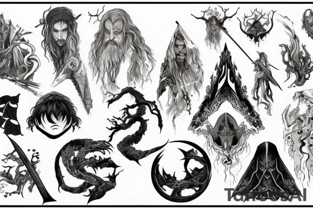 lord of the rings tattoo idea