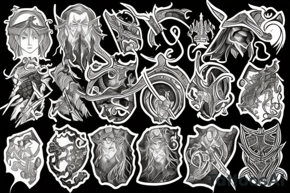 lord of the rings tattoo idea