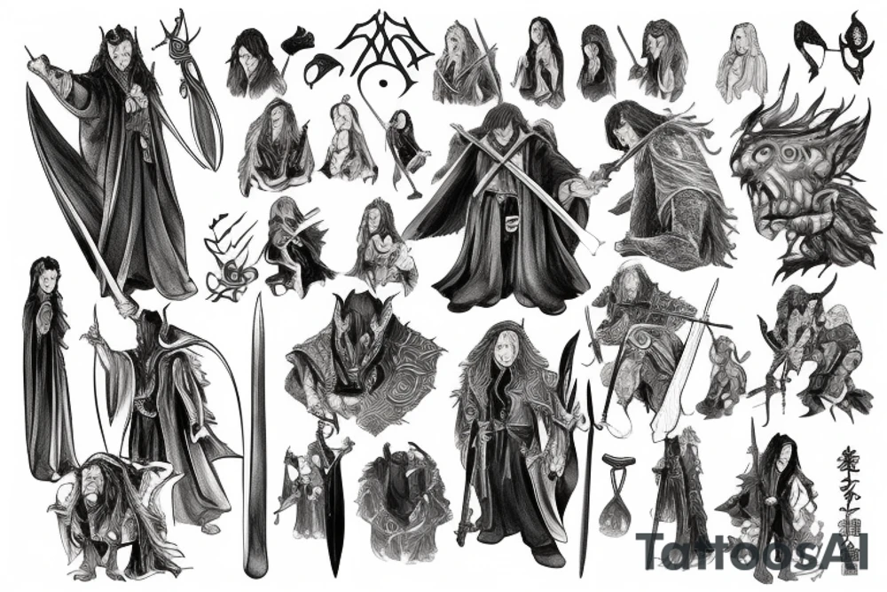lord of the rings tattoo idea