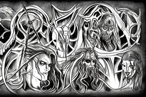 Lord of the rings wraith tattoo idea