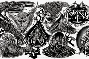 Lord of the rings wraith tattoo idea