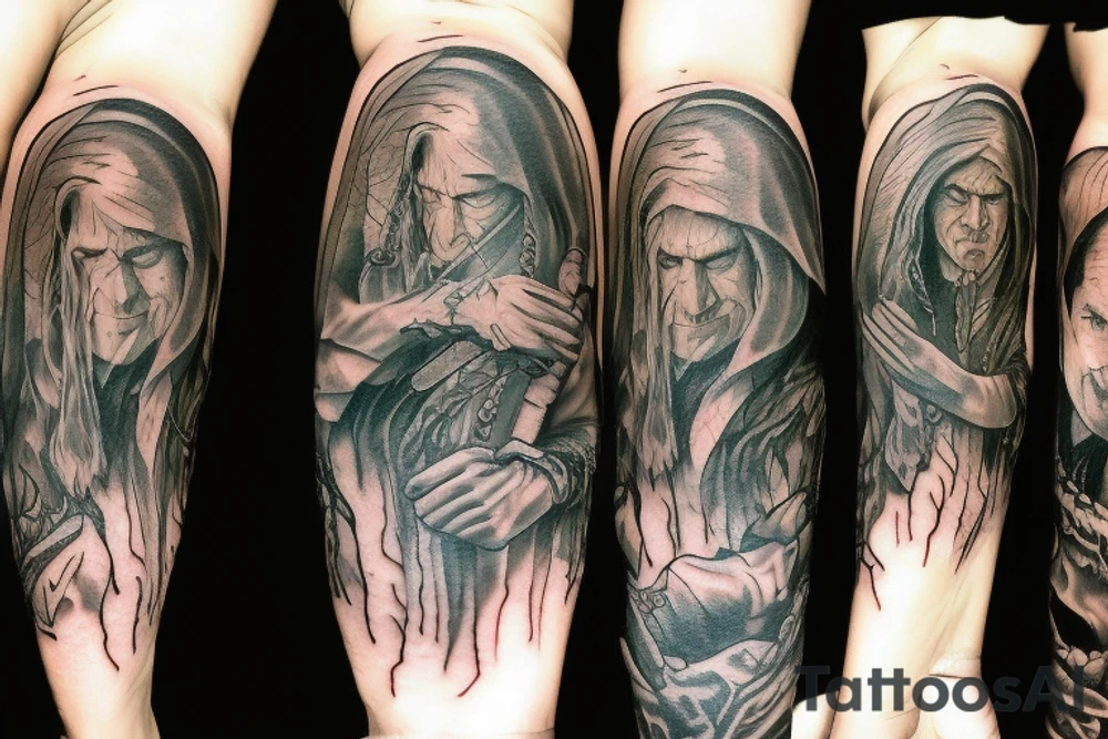 Lord of the rings wraith tattoo idea