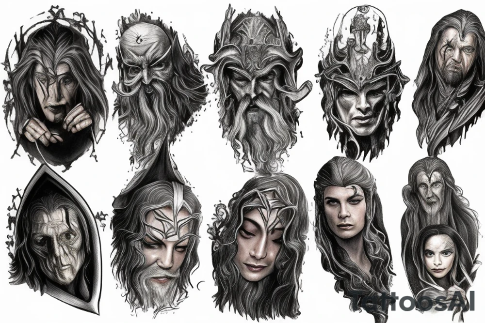 Lord of the rings wraith tattoo idea