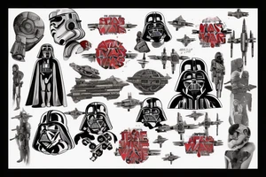 Star wars red tattoo idea