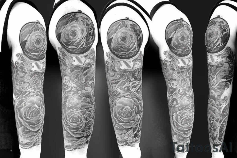 Distorted pocketwatch tattoo idea