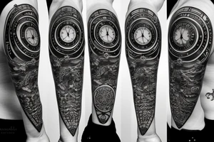 pocketwatch tattoo idea