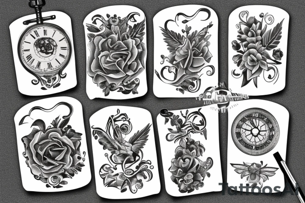 pocketwatch tattoo idea