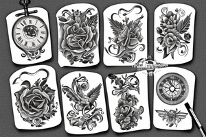 pocketwatch tattoo idea