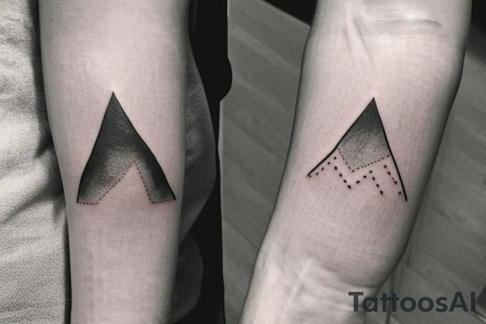 simple and meaningful tattoo idea for you could be a small, minimalist mountain range. Mountains represent strength, resilience, and stability. They can serve as a reminder to remain grounded and calm when facing challenges or experiencing anger. A simple, continuous line drawing of a mountain range or a geometric interpretation can make it both masculine and subtle. On the bicep tattoo idea