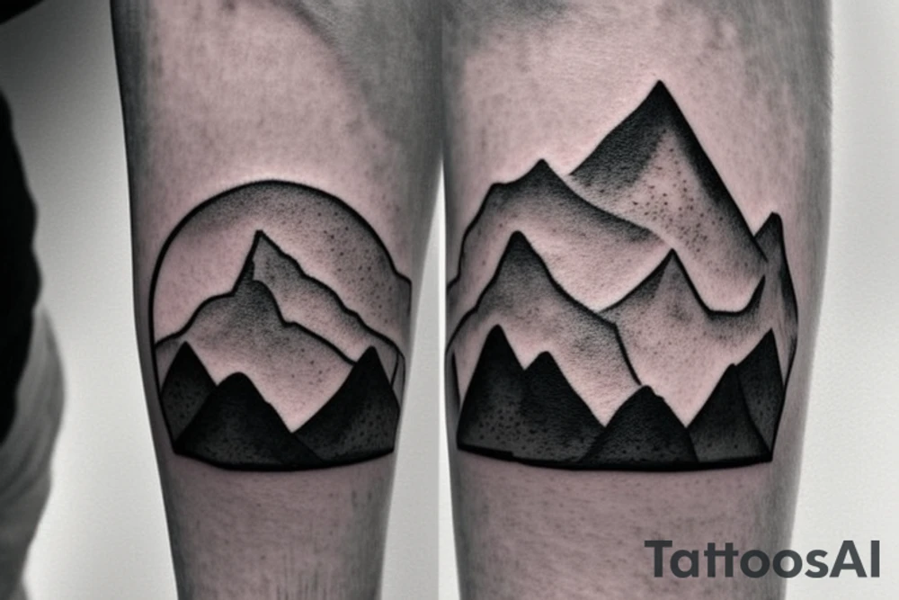 simple and meaningful tattoo idea for you could be a small, minimalist mountain range. Mountains represent strength, resilience, and stability. They can serve as a reminder to remain grounded and calm when facing challenges or experiencing anger. A simple, continuous line drawing of a mountain range or a geometric interpretation can make it both masculine and subtle. On the bicep tattoo idea