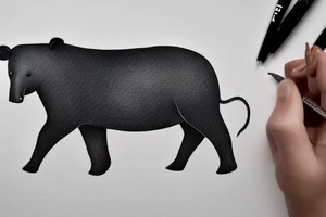 Tapir tattoo idea