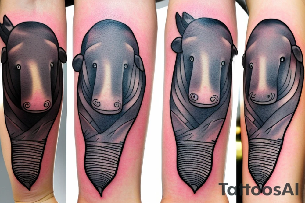 Tapir tattoo idea