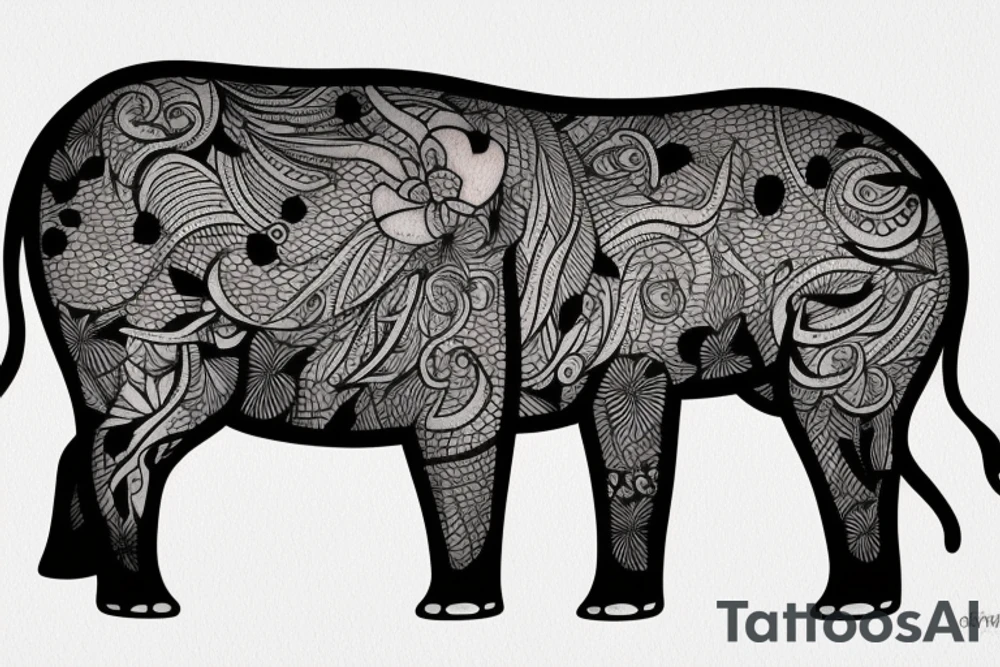 Tapir tattoo idea