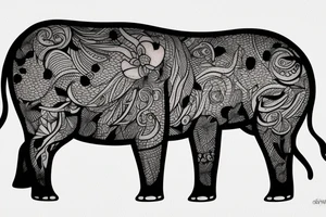 Tapir tattoo idea