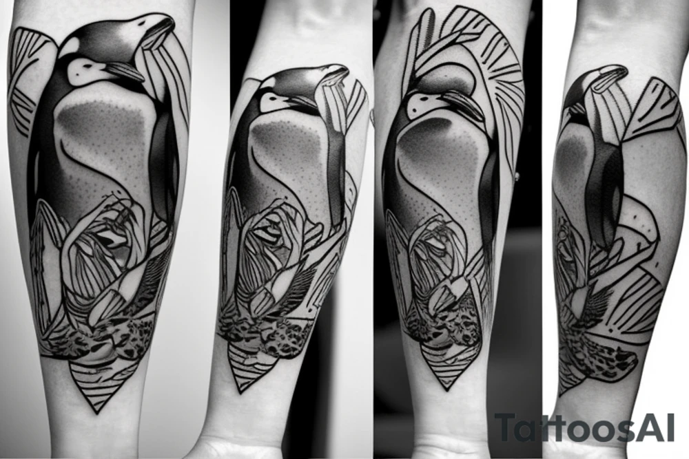 Penguin tattoo idea