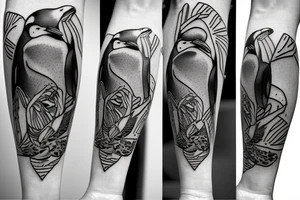 Penguin tattoo idea