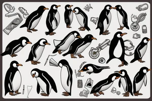 Penguin tattoo idea