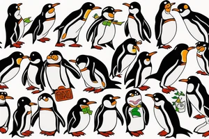 Penguin tattoo idea