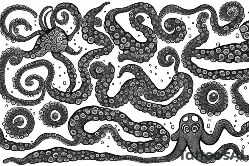 Big Sparkly Octopus tattoo idea