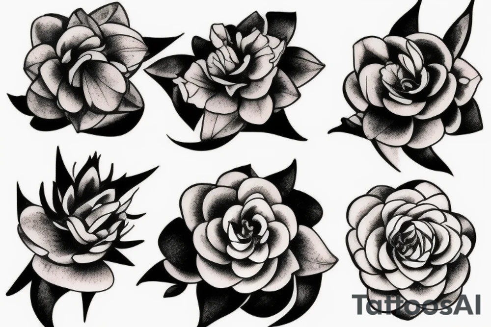 Camellia tattoo idea