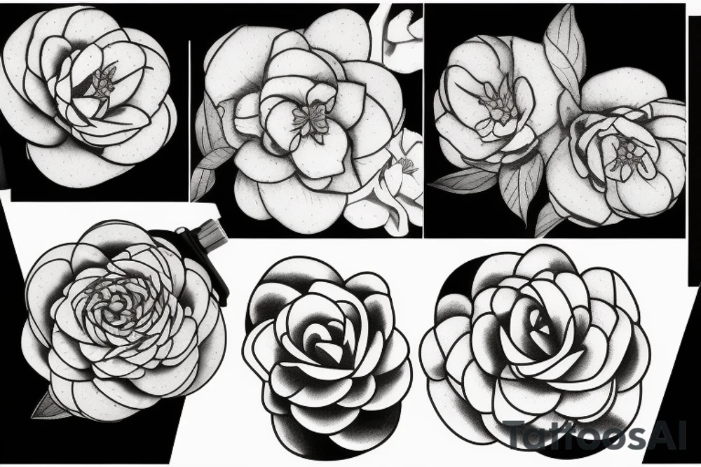 Camellia tattoo idea