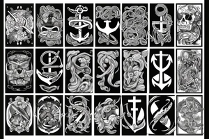 anchor family tattoo idea