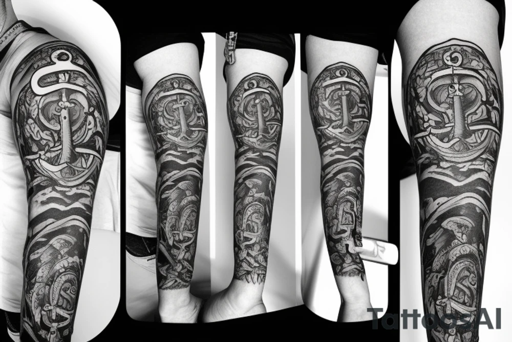 anchor family tattoo idea