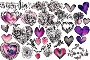 cover up heart tattoo idea