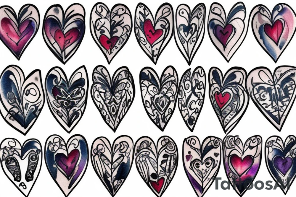 cover up heart tattoo idea