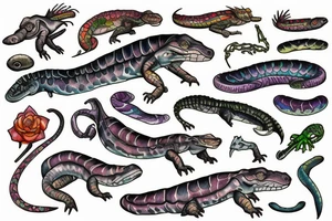 reptilia tattoo idea