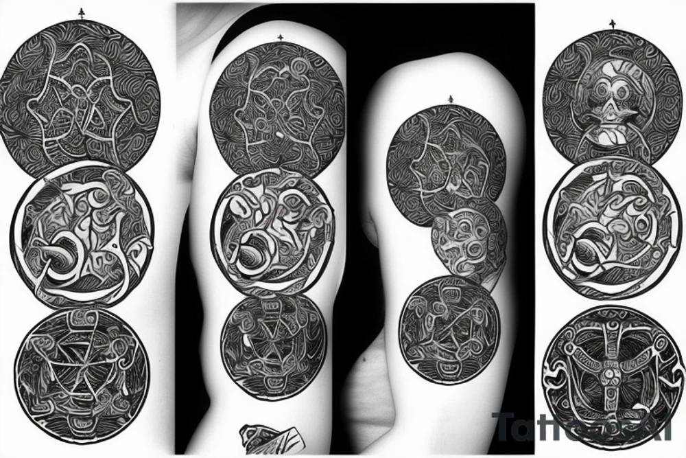 9 circles of Hell tattoo idea