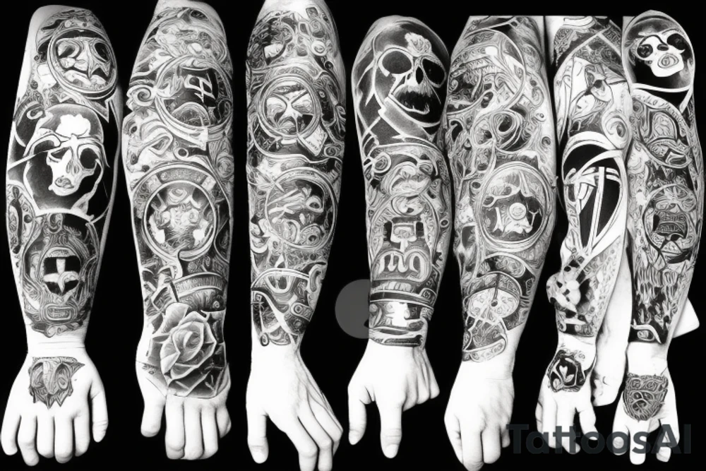Hell with souls tattoo idea