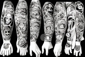 Hell with souls tattoo idea