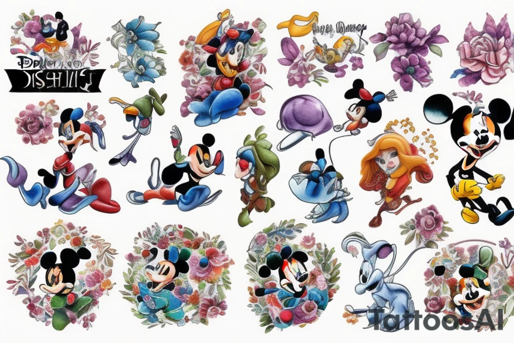 disney tattoo idea