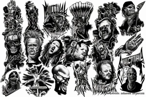 Metallica master of puppets tattoo idea