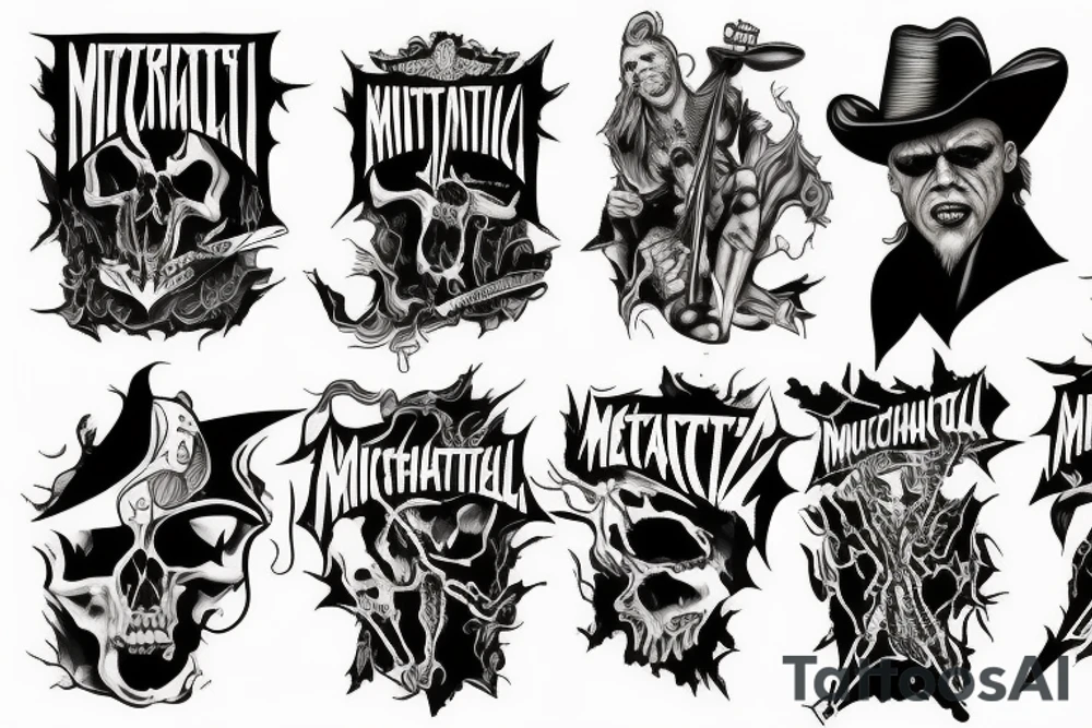 Metallica master of puppets tattoo idea