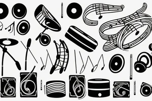music band tattoo idea
