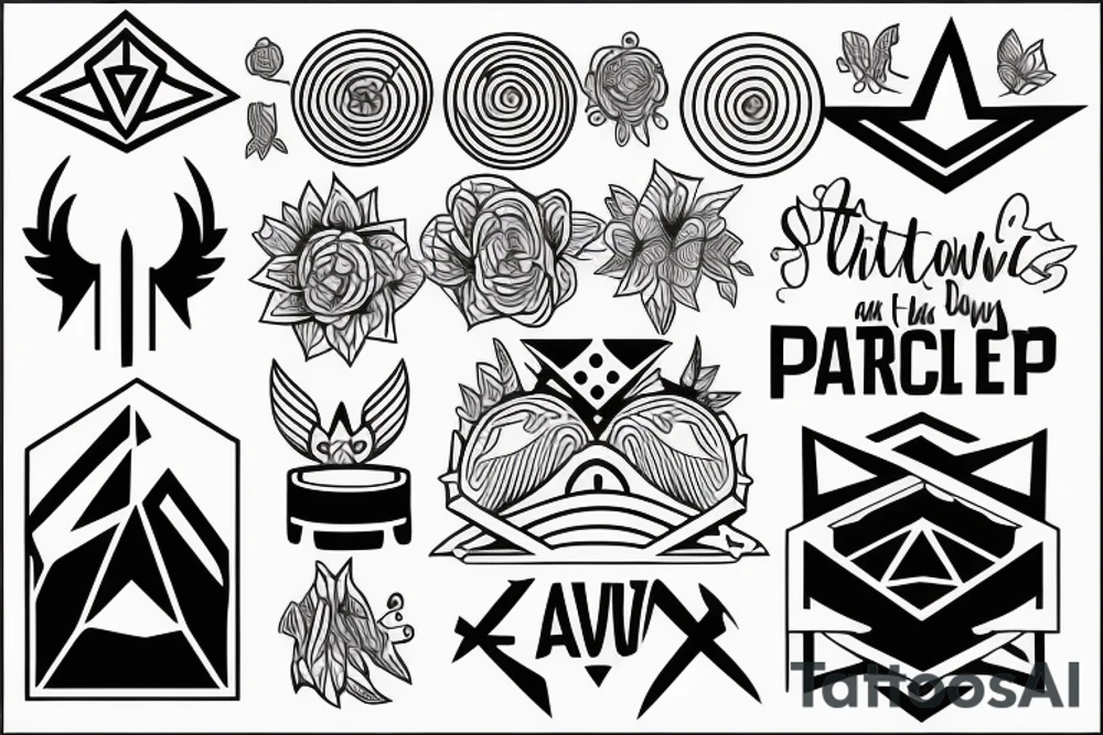 intentionality, trust the process and show up even on tough days tattoo idea