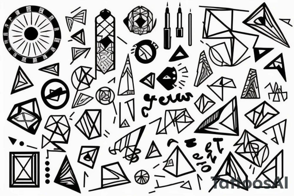 intentionality, trust the process and show up even on tough days tattoo idea