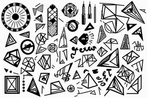 intentionality, trust the process and show up even on tough days tattoo idea