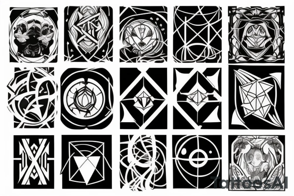 i am the master of my own fate tattoo idea