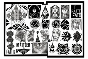 i am the master of my own fate tattoo idea