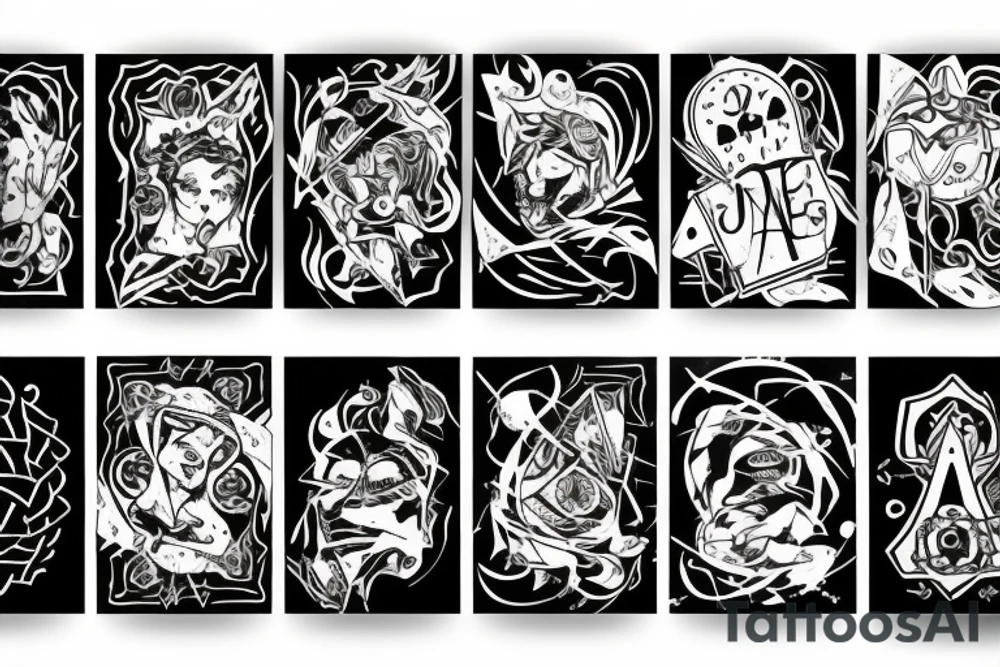 i am the master of my own fate tattoo idea