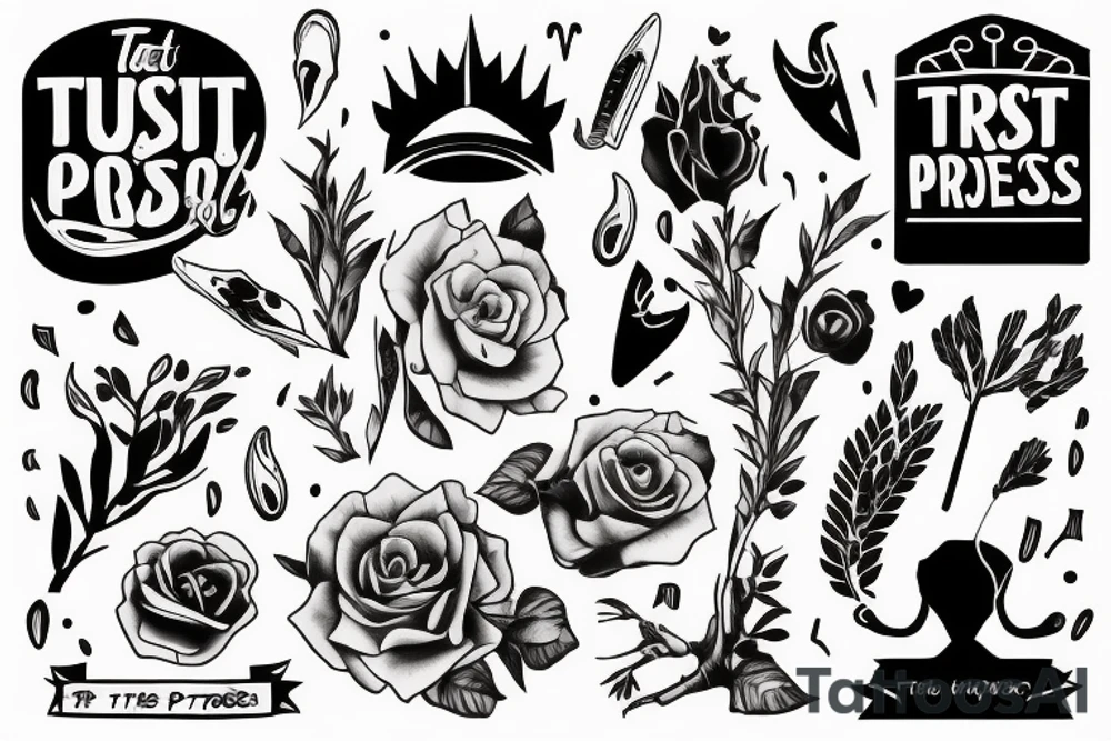 trust the process tattoo idea