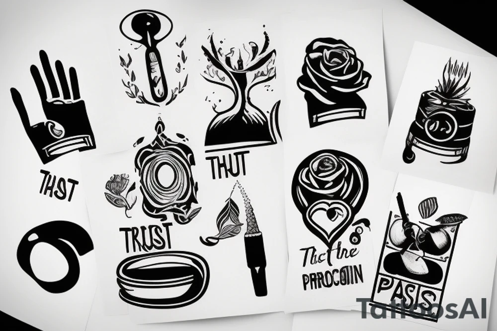 trust the process tattoo idea