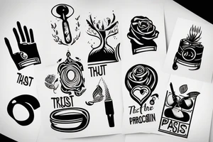 trust the process tattoo idea